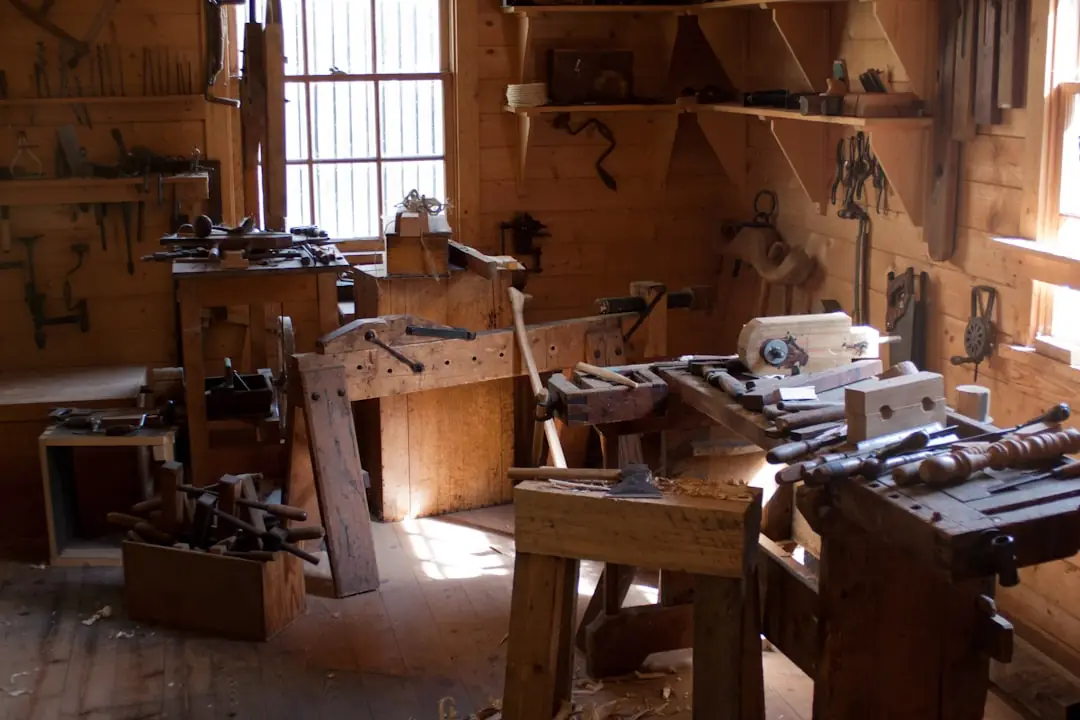 Custom OEM/ODM Rattan Furniture Services — carpenter woodworking workshop