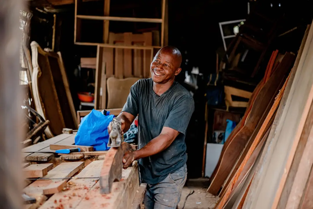 Custom OEM/ODM Rattan Furniture Services — carpenter woodworking workshop
