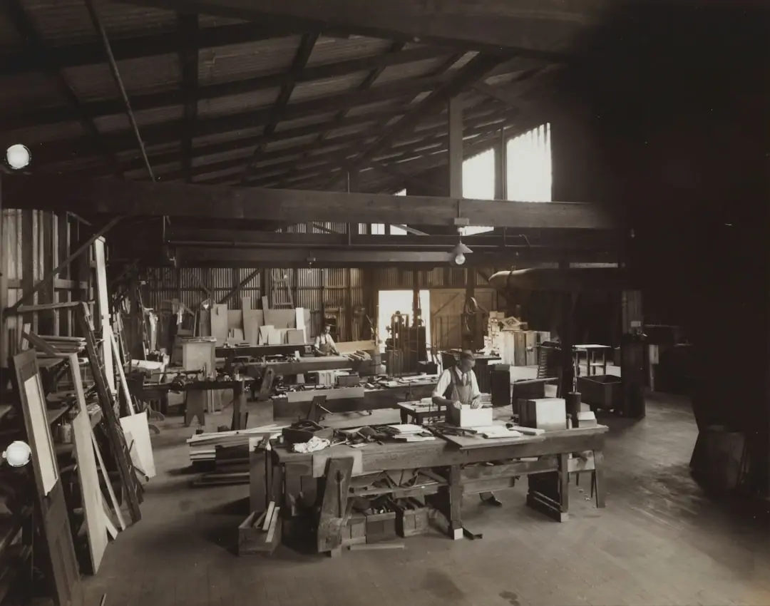 Custom OEM/ODM Rattan Furniture Services — carpenter woodworking workshop